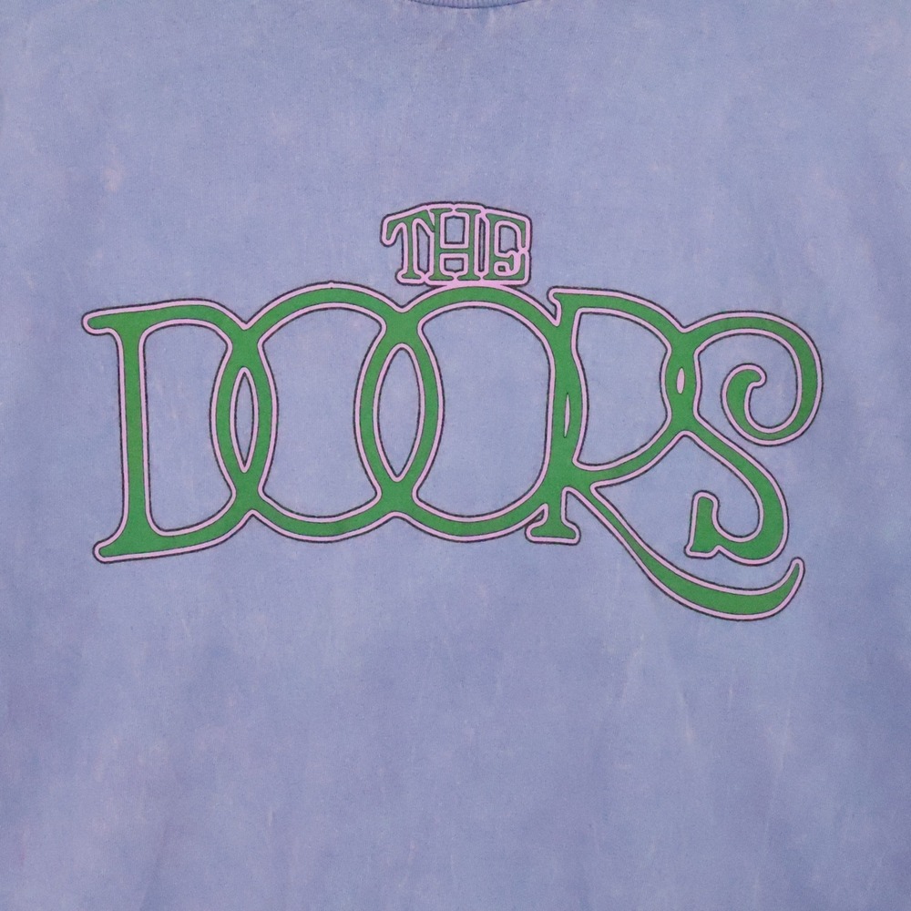 The Doors Band Graphic Tee Shirt Mens Size M Purple Rock Music Cotton Concert - Picture 2 of 7